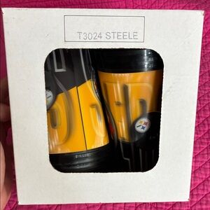 New Steelers 3D Travel cup set